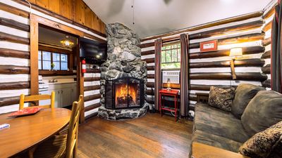 Rustic Wood-Burning Fireplaces