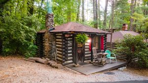 The Log Cabin Motor Court, Asheville Cabins to Rent